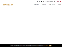Tablet Screenshot of manzara-apartments.com
